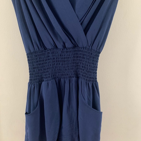 Twelfth Street by Cynthia Vincent Navy Romper - Picture 3 of 4